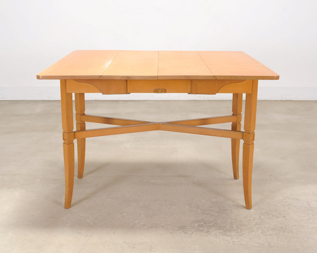 Tommi Parzinger for Charak Mahogany Danbury Extend Dining Table