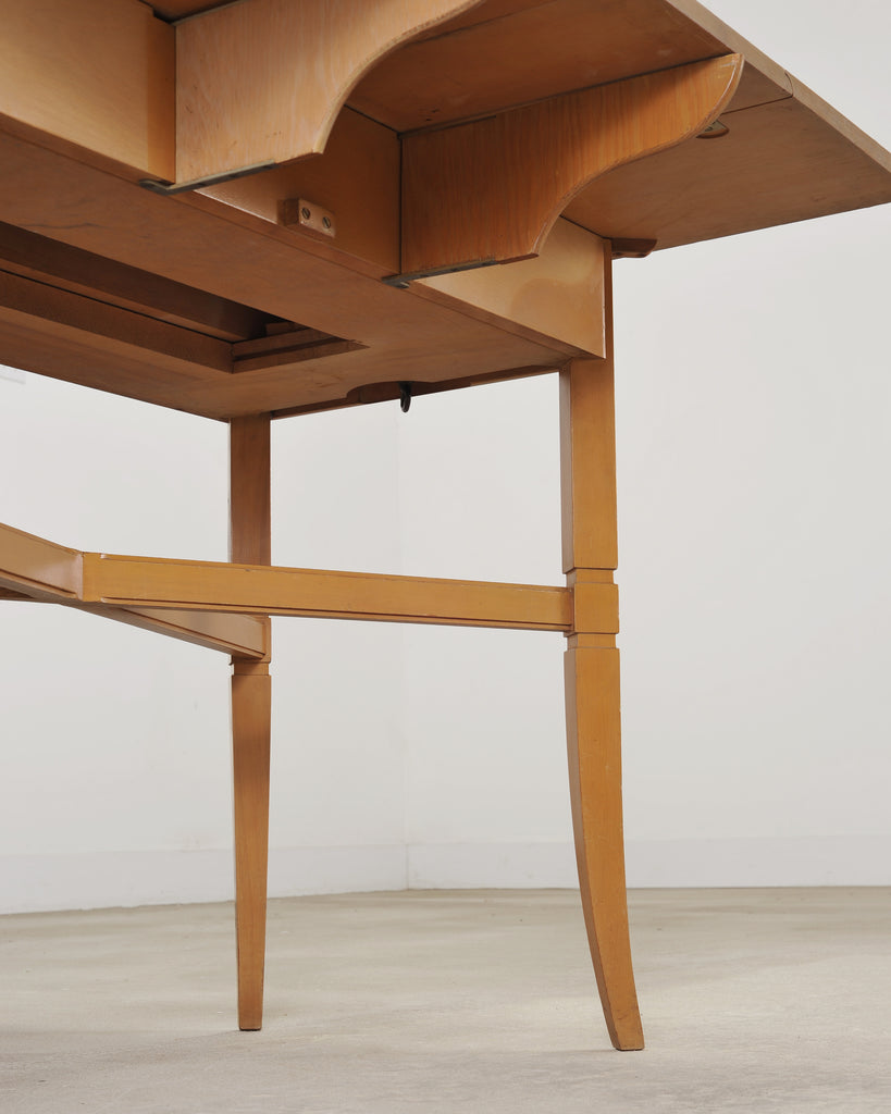 Tommi Parzinger for Charak Mahogany Danbury Extend Dining Table