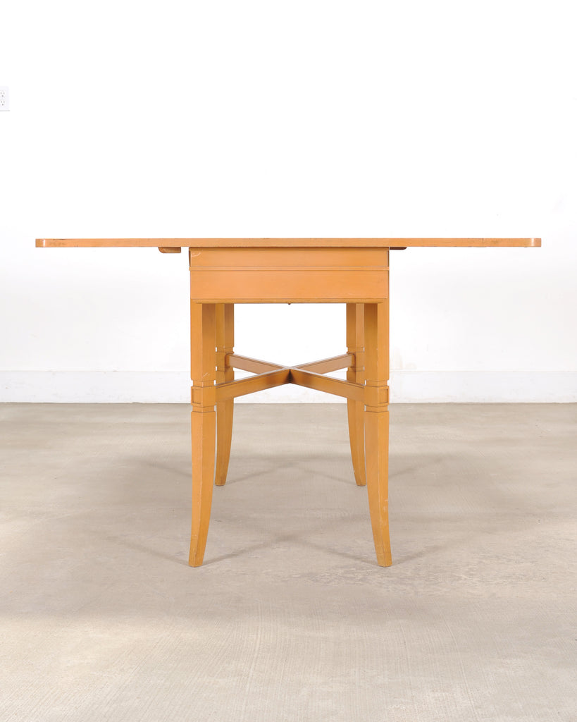 Tommi Parzinger for Charak Mahogany Danbury Extend Dining Table