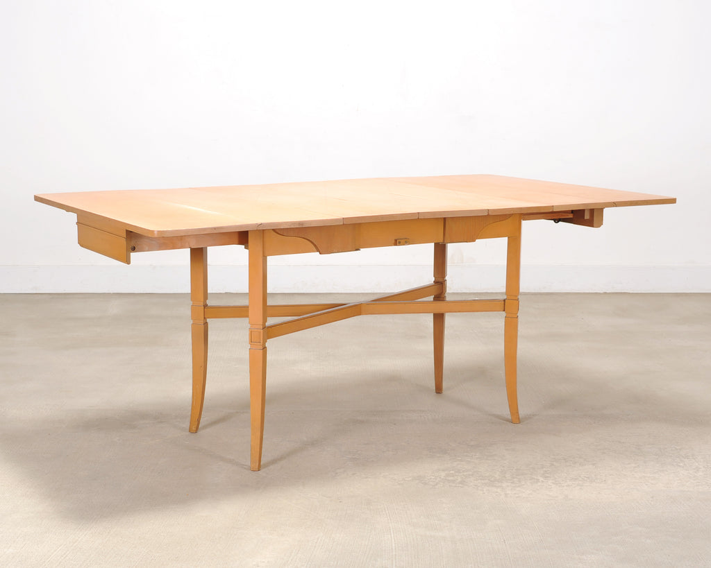 Tommi Parzinger for Charak Mahogany Danbury Extend Dining Table