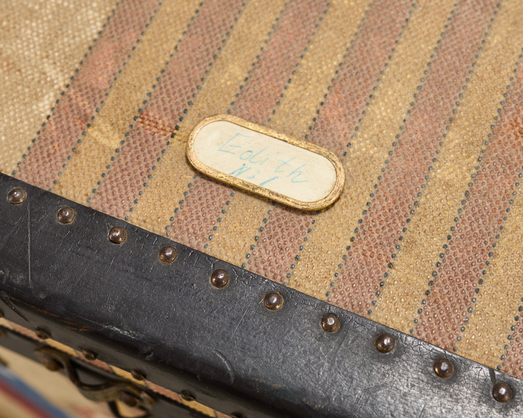 Louis Vuitton Style Steamer Hat Trunk by Crouch & Fitzgerald