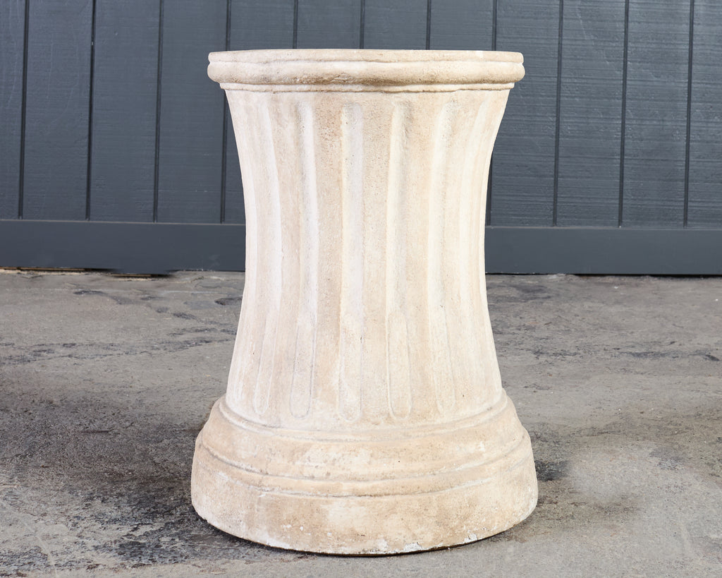 Dennis and Leen Neoclassical Louis XVI Style Stone Garden Dining Table