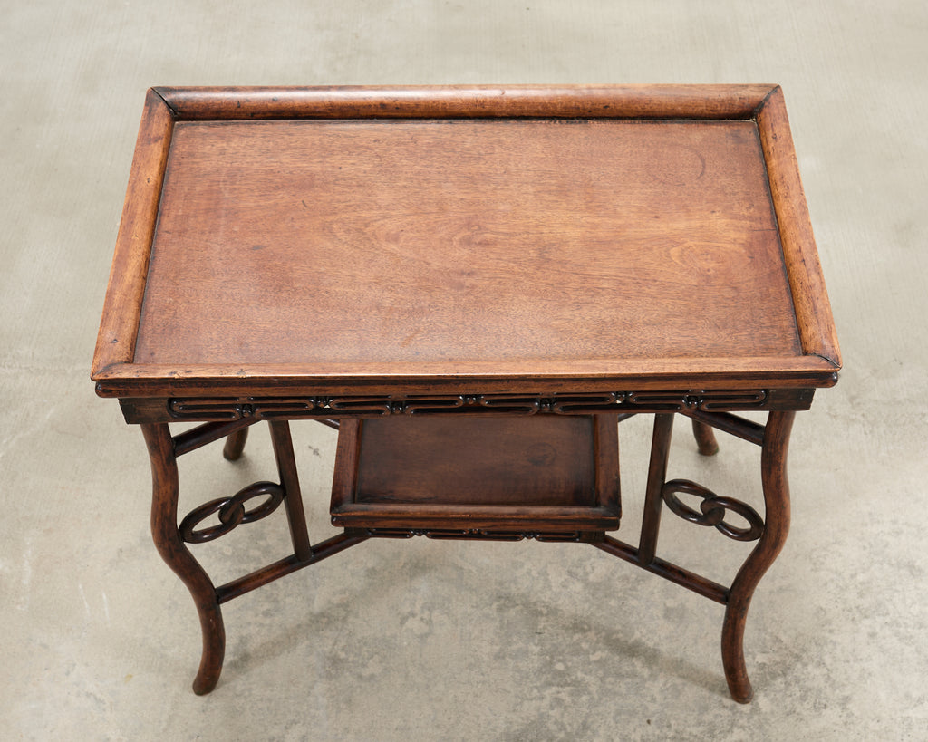 Chinese Export 20th Century Qing Dynasty Folding Tray Table