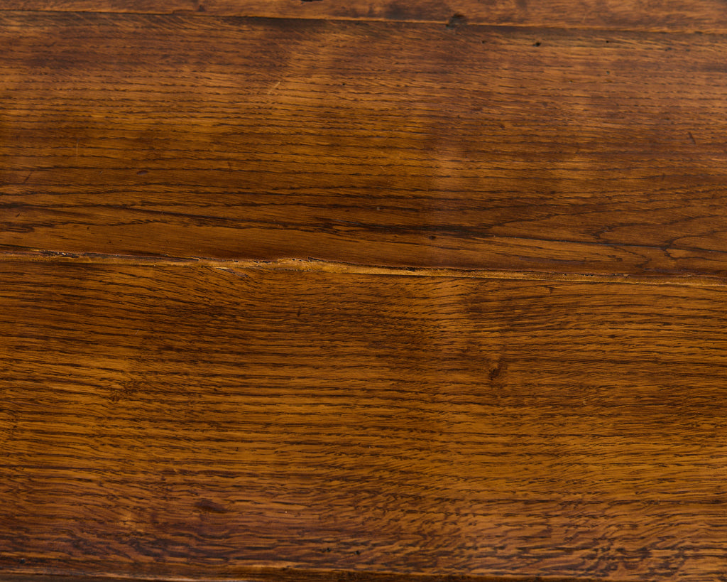 19th Century Country French Oak Farmhouse Trestle Table 9.5 Ft