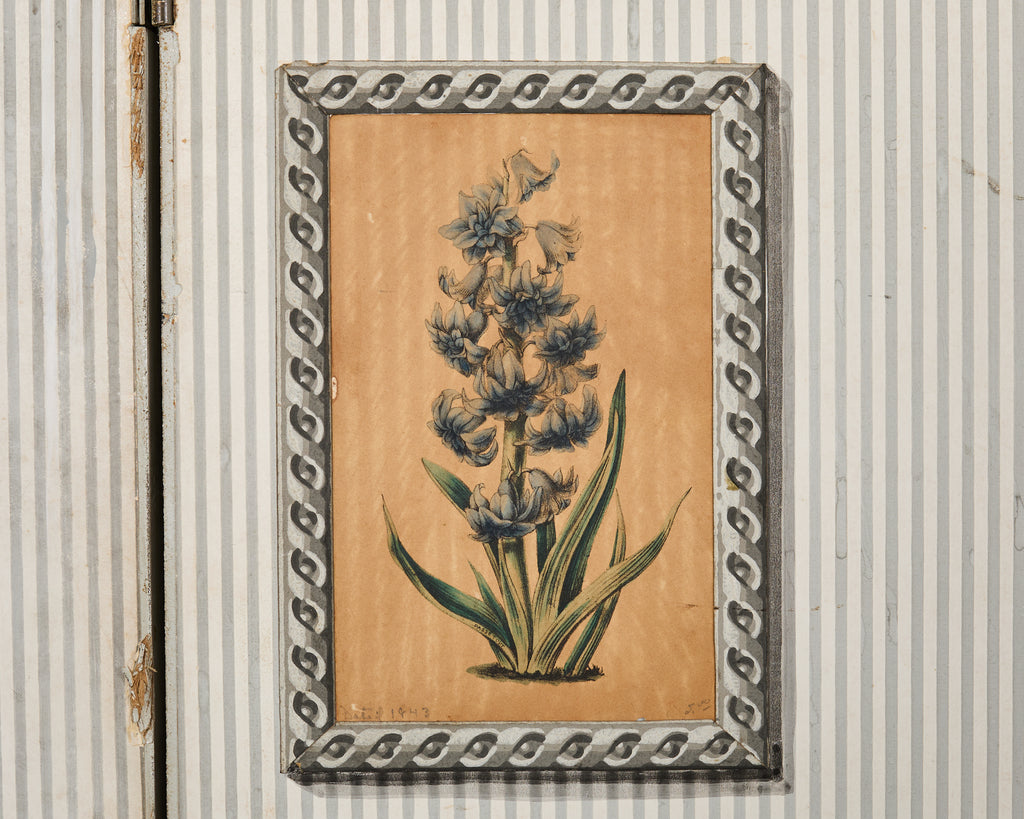 Mid-century French Trompe l'oeil Decoupage Folding Screen