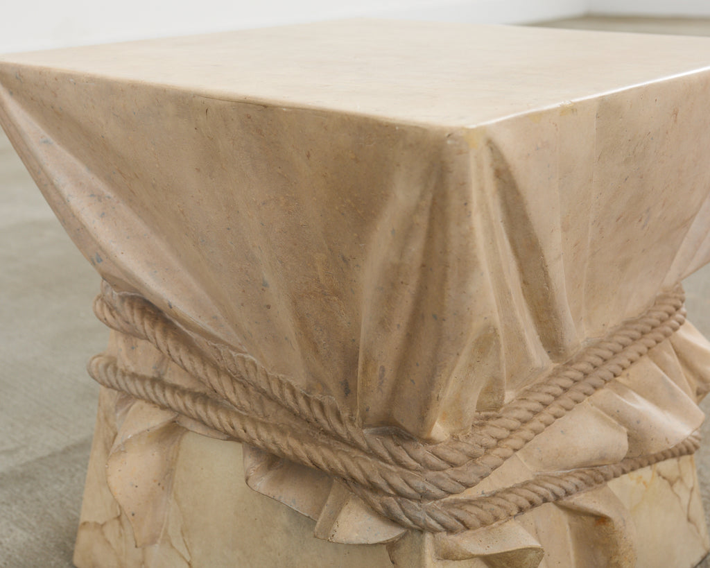 Pair of Trompe l'oeil Drink Tables After John Dickinson