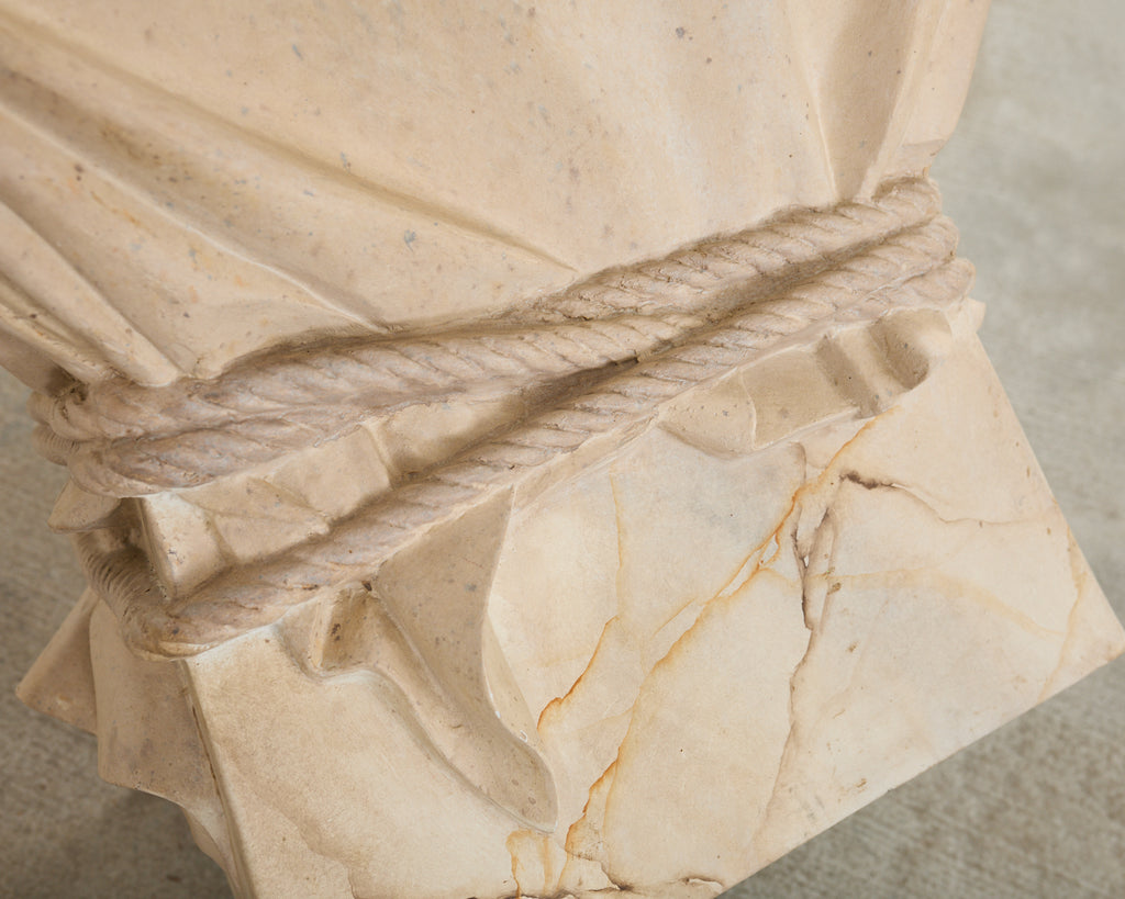 Pair of Trompe l'oeil Drink Tables After John Dickinson