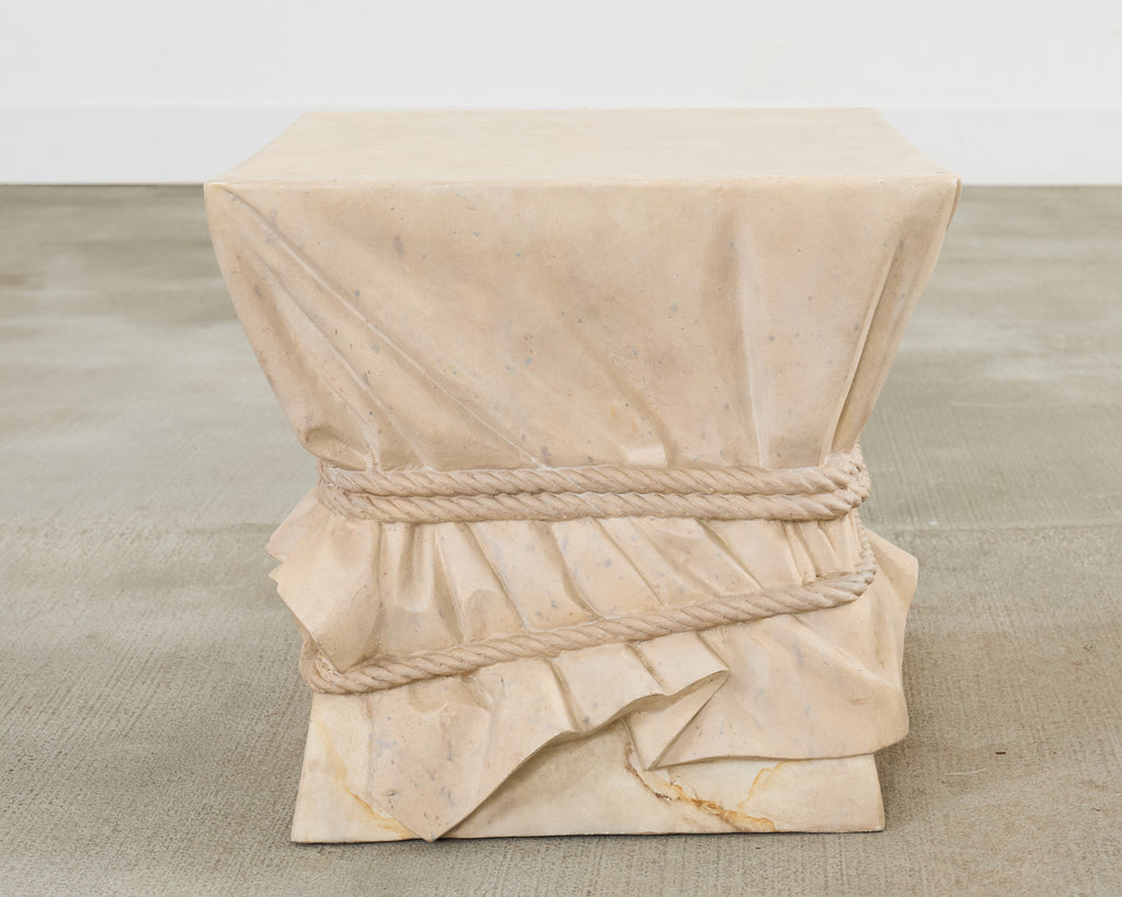 Pair of Trompe l'oeil Drink Tables After John Dickinson