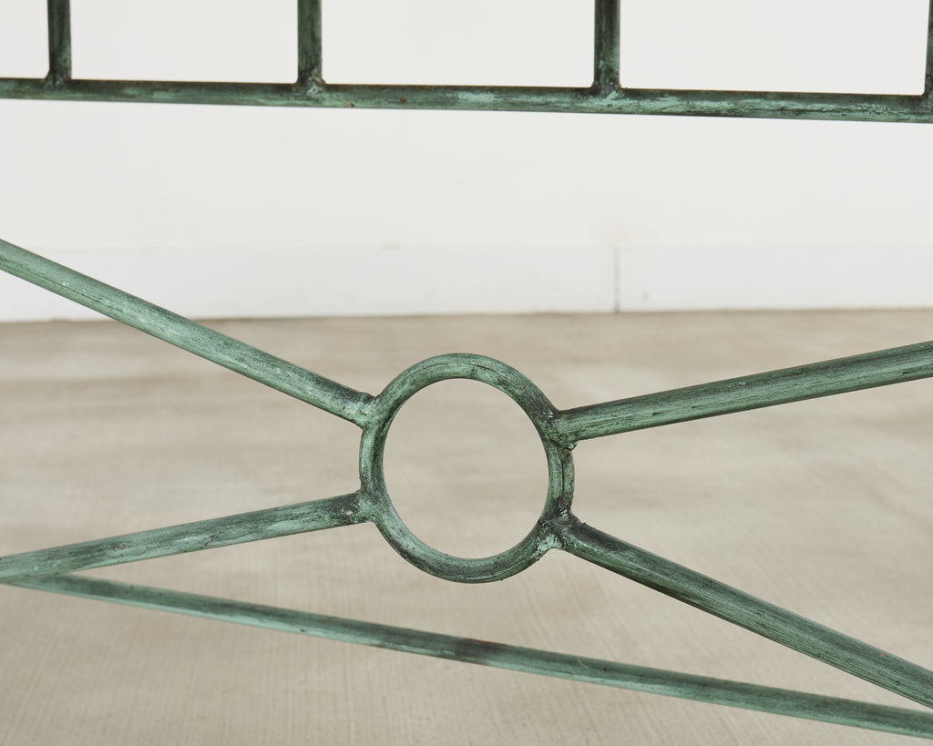 Neoclassical Pompeiian Style Italian Marble Specimen Console Table