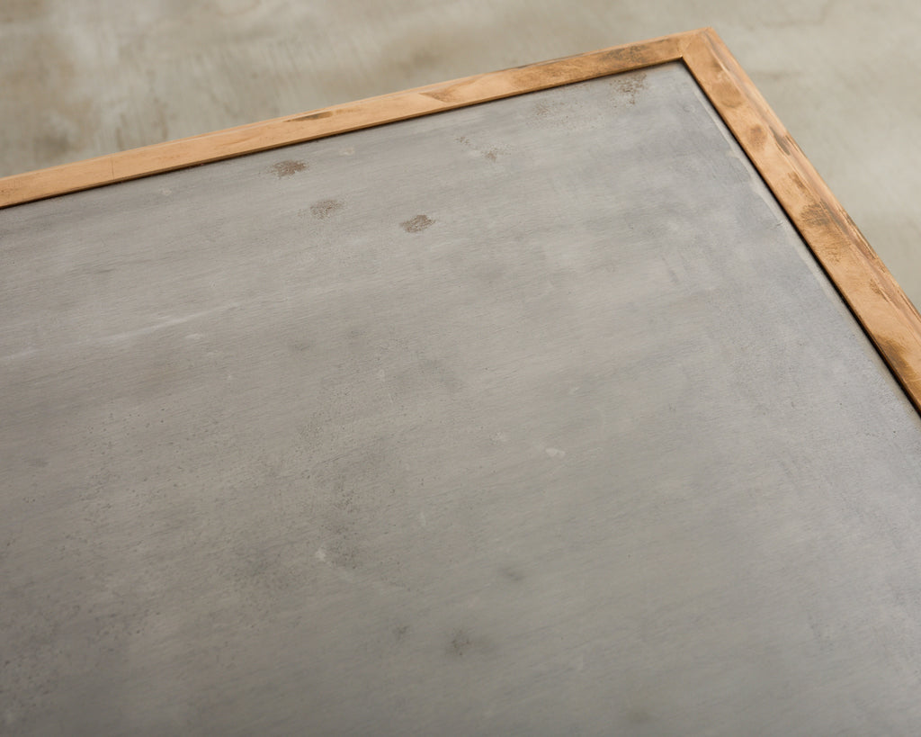 John Vesey Style Bronze Mounted Steel Library Table