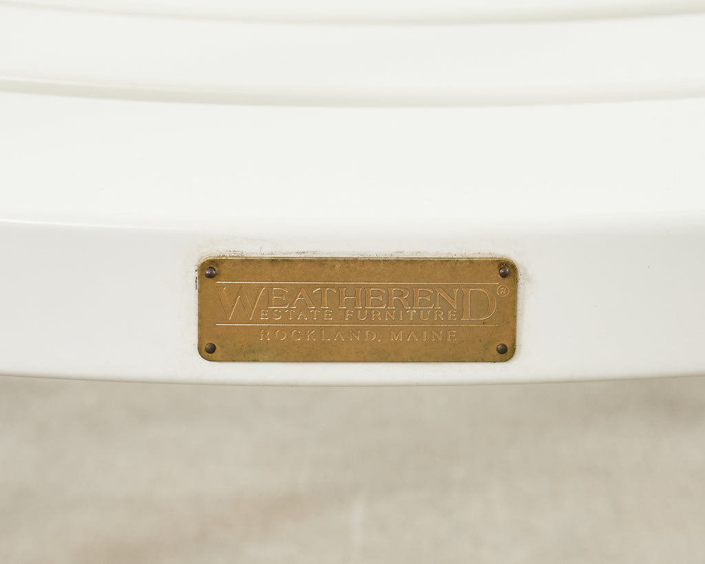 Set of Twelve Angela Adams for Weatherend Yacht Garden Dining Chairs