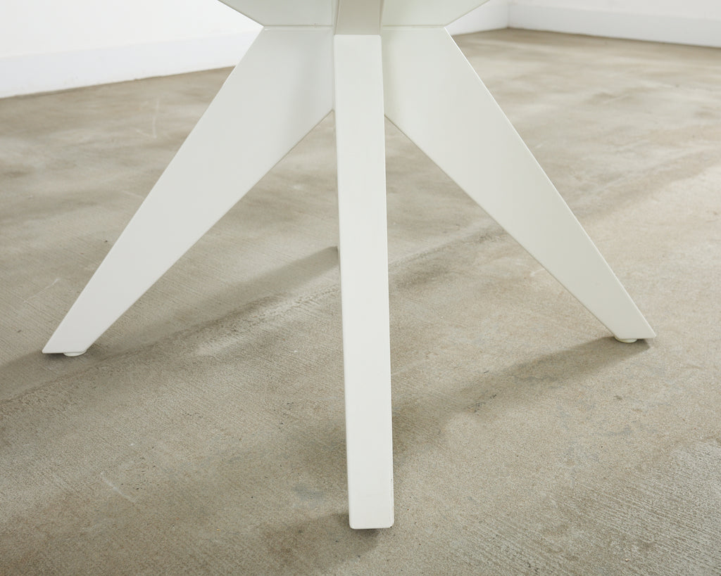 Weatherend Estate Furniture Lacquered Adams Garden Dining Table