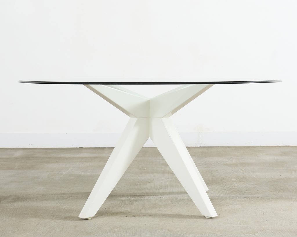 Weatherend Estate Furniture Lacquered Adams Garden Dining Table