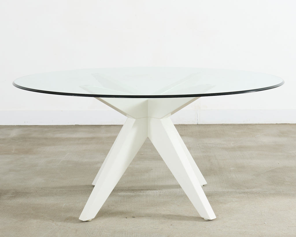 Weatherend Estate Furniture Lacquered Adams Garden Dining Table