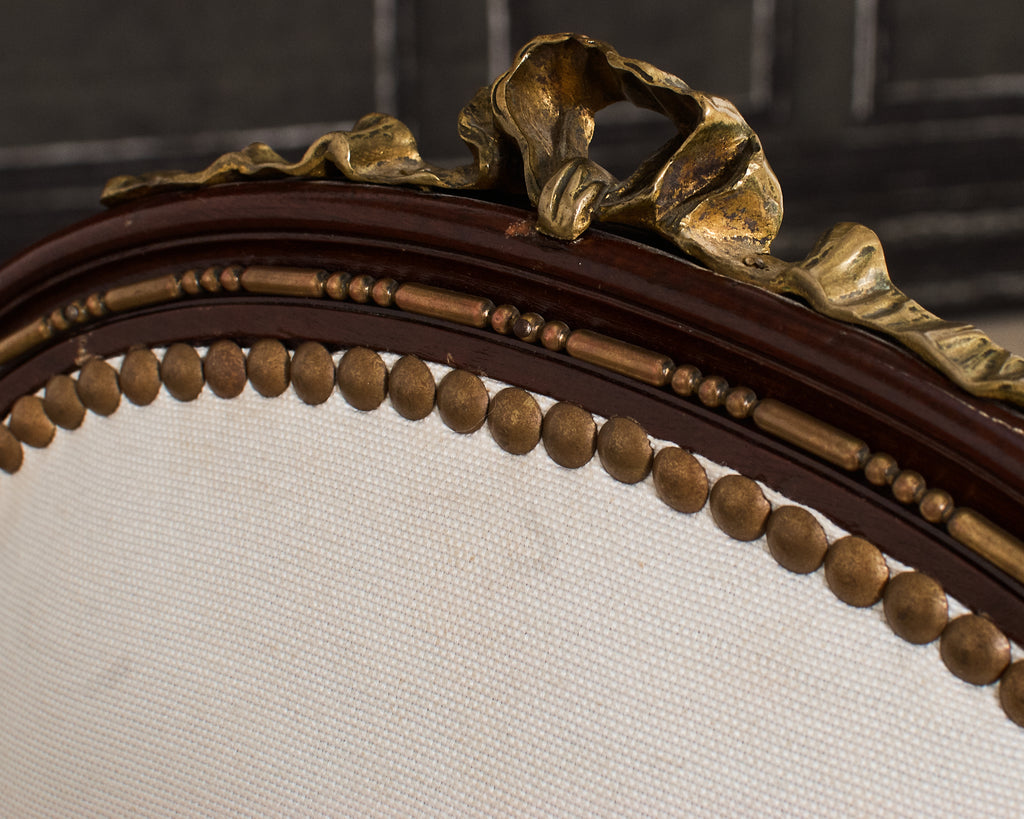 19th Century Set of Six Directoire Style Mahogany Dining Chairs