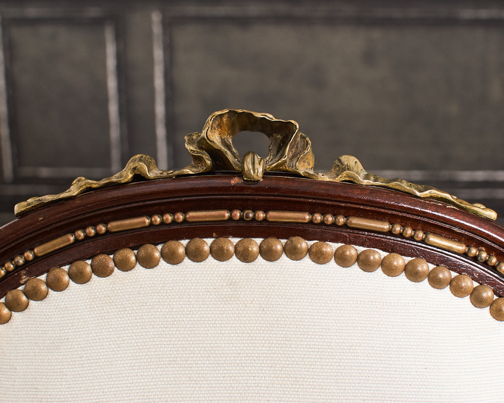 19th Century Set of Six Directoire Style Mahogany Dining Chairs