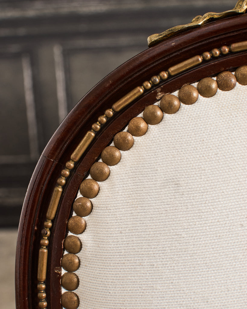 19th Century Set of Six Directoire Style Mahogany Dining Chairs