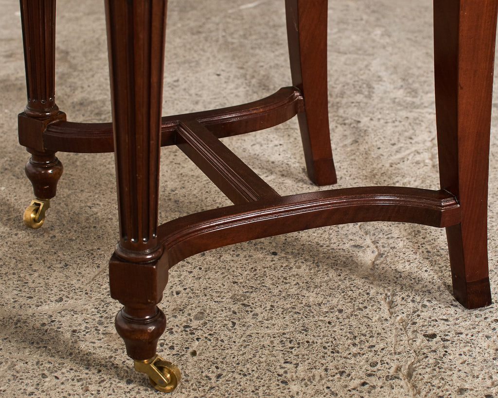 19th Century Set of Six Directoire Style Mahogany Dining Chairs