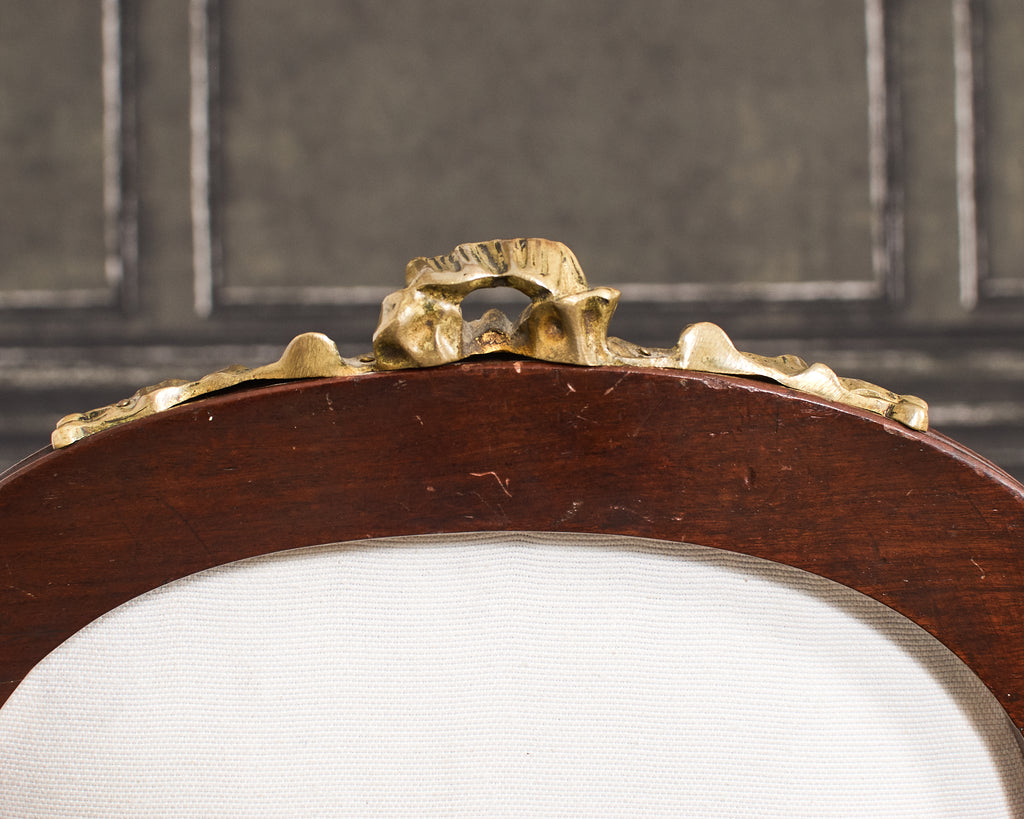 19th Century Set of Six Directoire Style Mahogany Dining Chairs