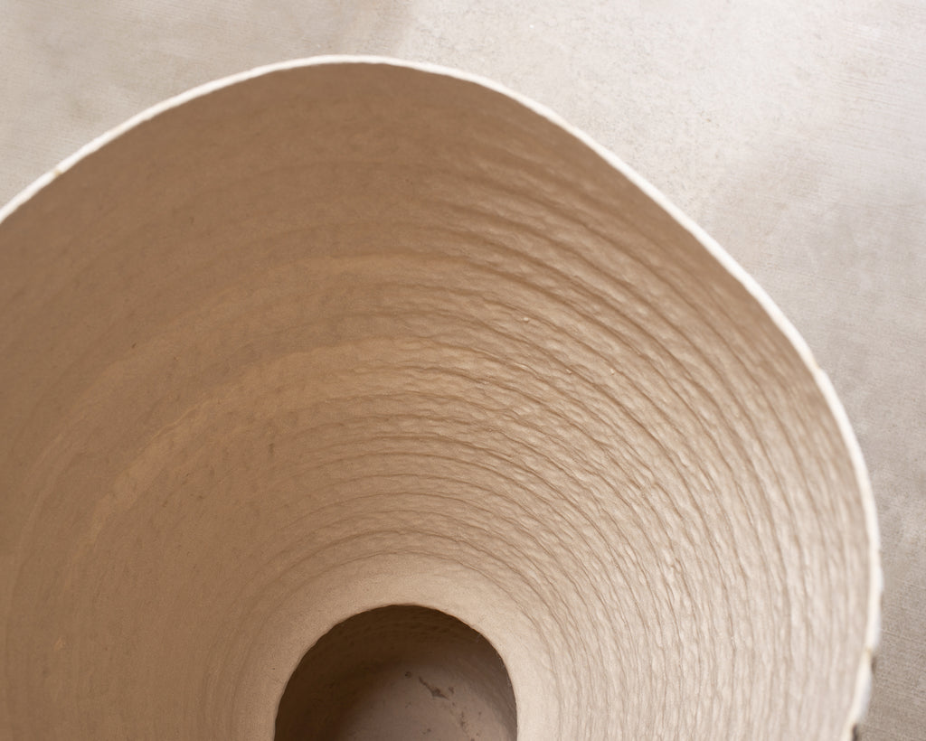 Kristina Riska Ceramic Stoneware Winter Urn Vase 4.5 Ft