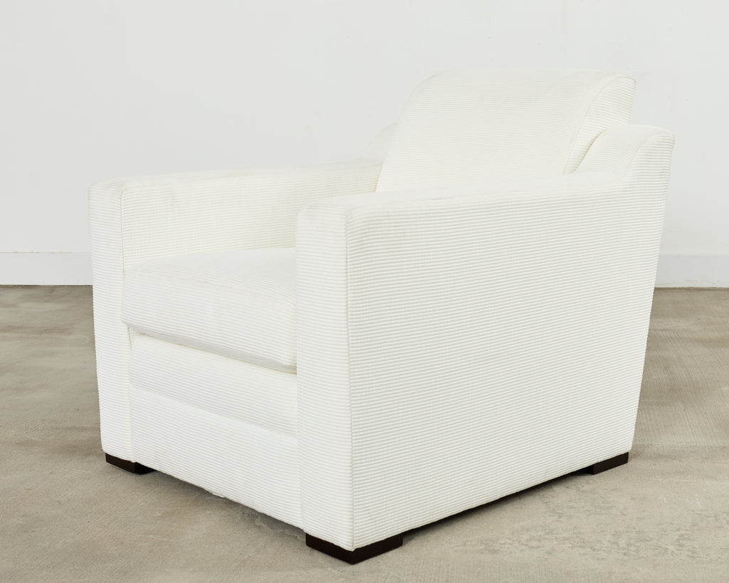 Ralph Lauren Italian Upholstered Raymond Club Chair