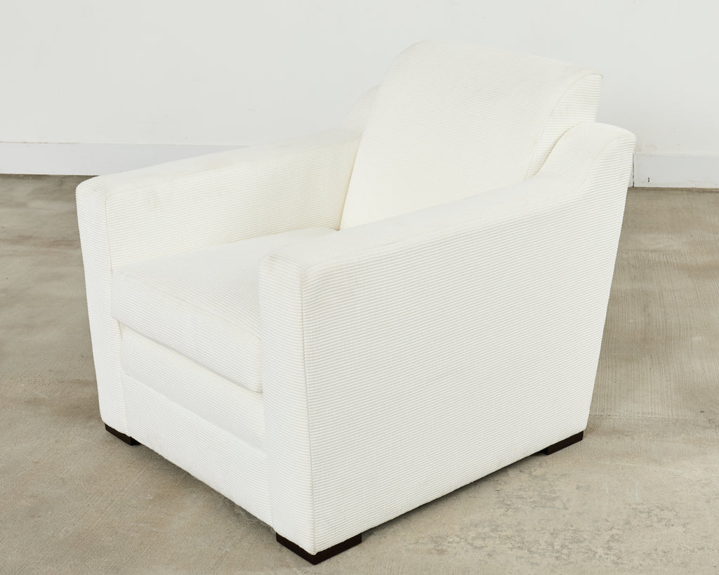 Ralph Lauren Italian Upholstered Raymond Club Chair