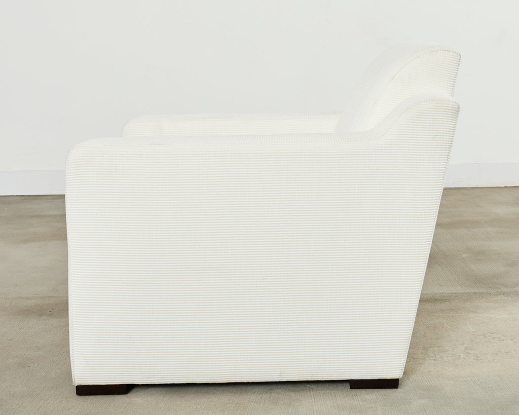 Ralph Lauren Italian Upholstered Raymond Club Chair