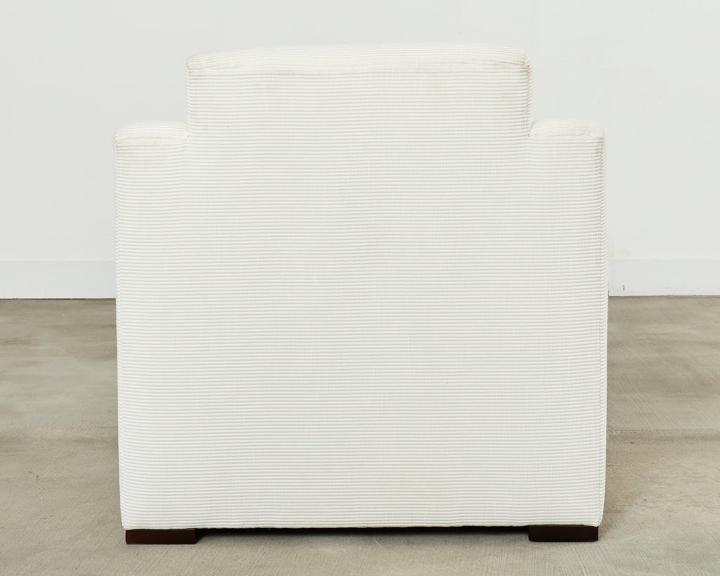 Ralph Lauren Italian Upholstered Raymond Club Chair