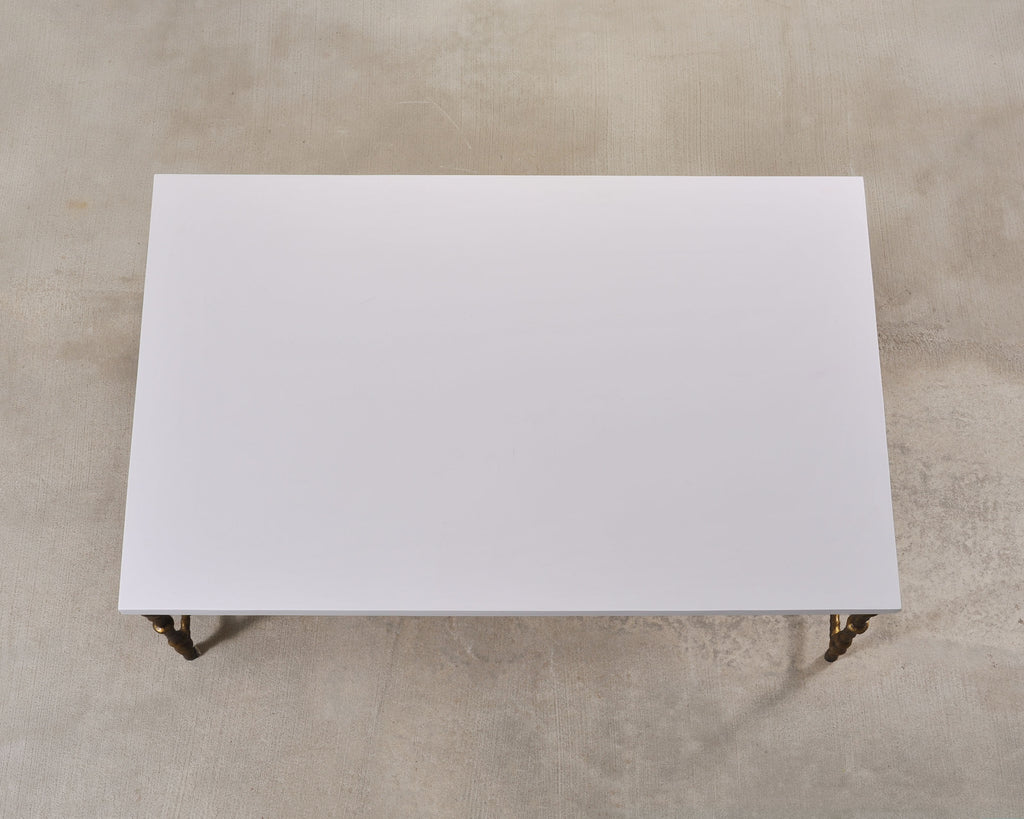 Oly Studio Gilded Iron Faux Bois Branch Diego Cocktail Table