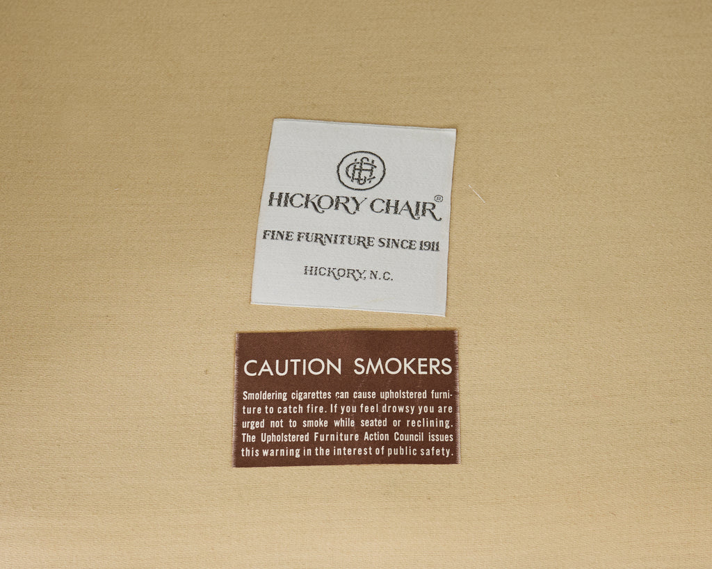 Pair of Georgian Style Cigar Leather Wingback Library Chairs