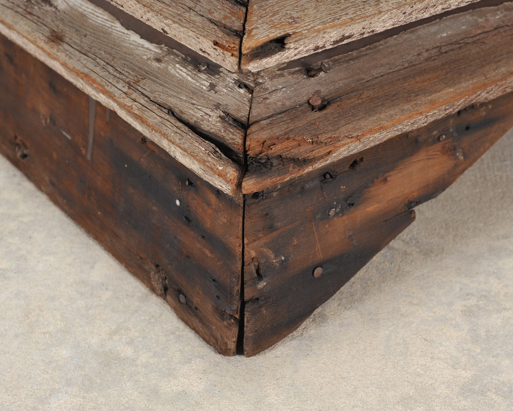 19th C. Pine Zinc Americana Farmhouse Pagoda Form Roof Cupola