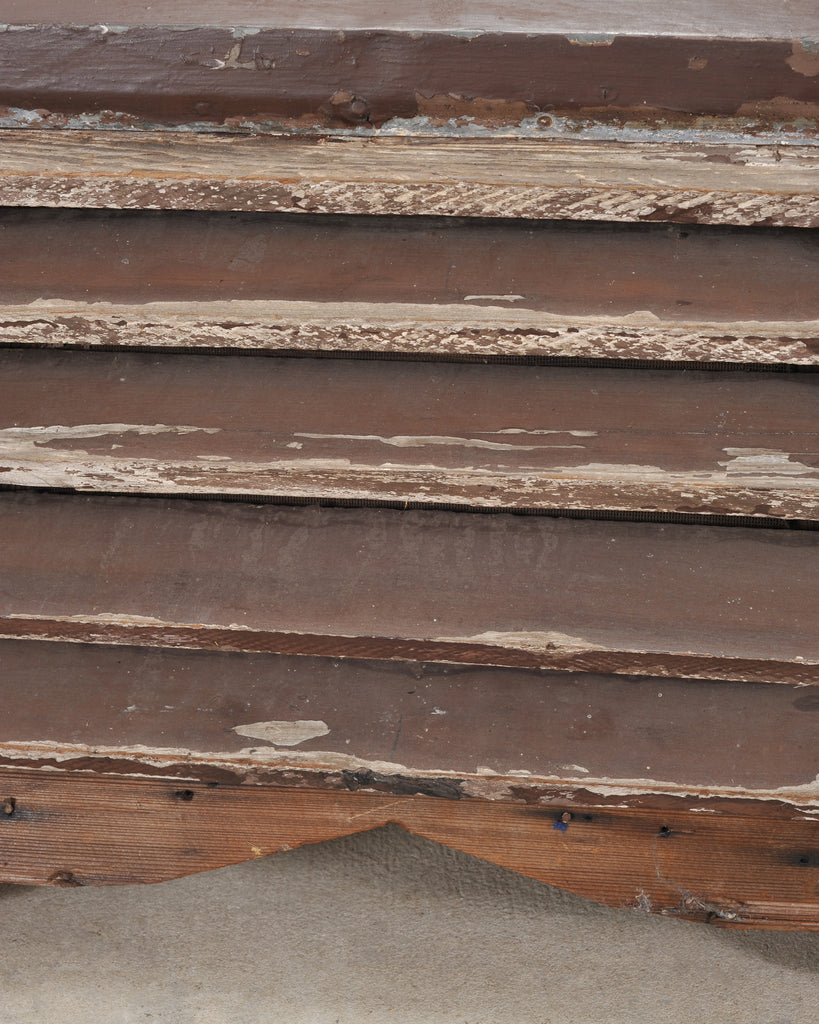 19th C. Pine Zinc Americana Farmhouse Pagoda Form Roof Cupola