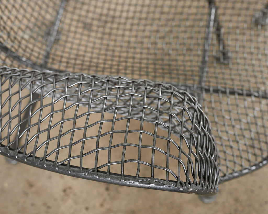 21st Century Set of Four Woodard Sculptura Garden Dining Armchairs