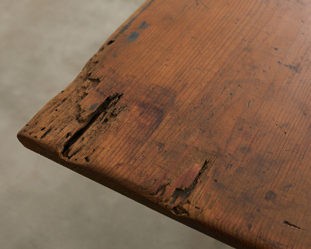 18th Century Country Swedish Pine Farmhouse Bockboard Dining Table