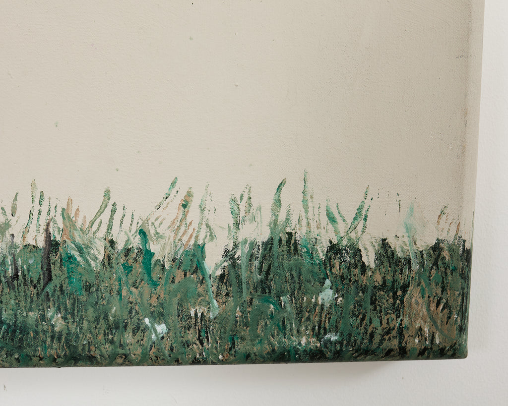 Ira Yeager Bunny in Overalls Oil Canvas 6.5 Ft.