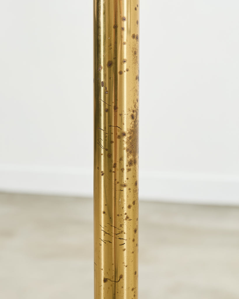 Mid-Century Modern Casella Brass Articulated Pharmacy Floor Lamp