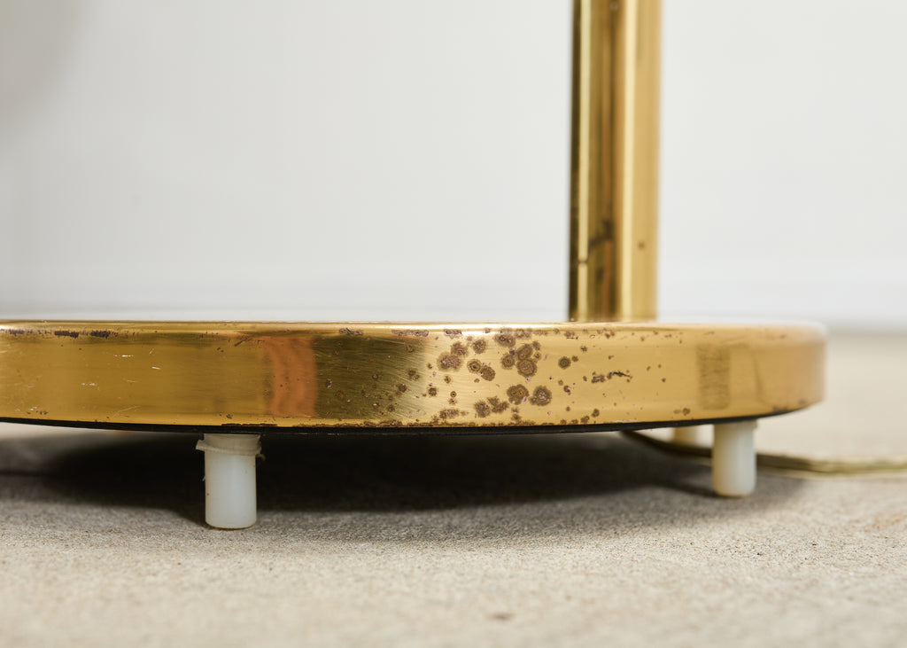 Mid-Century Modern Casella Brass Articulated Pharmacy Floor Lamp