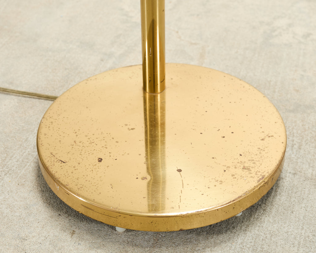Mid-Century Modern Casella Brass Articulated Pharmacy Floor Lamp