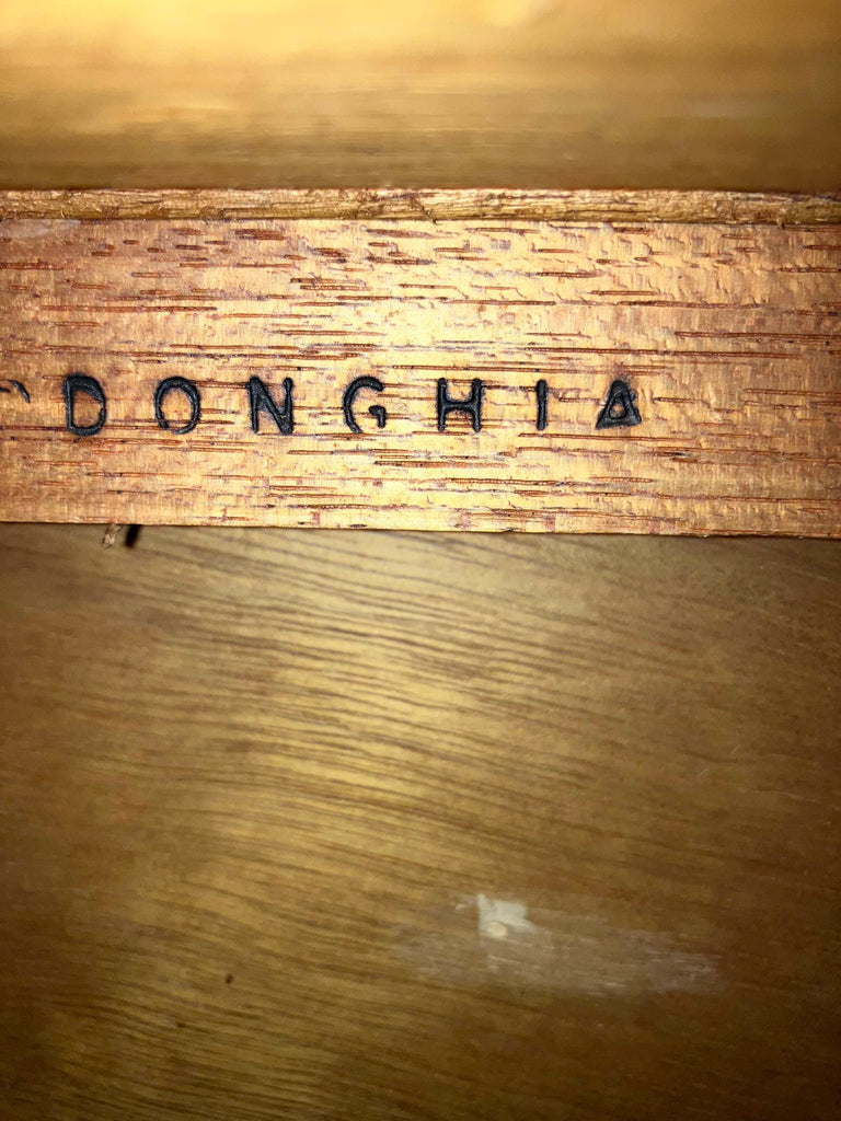 Pair John Hutton for Donghia Merbau Rattan Lounge Chairs