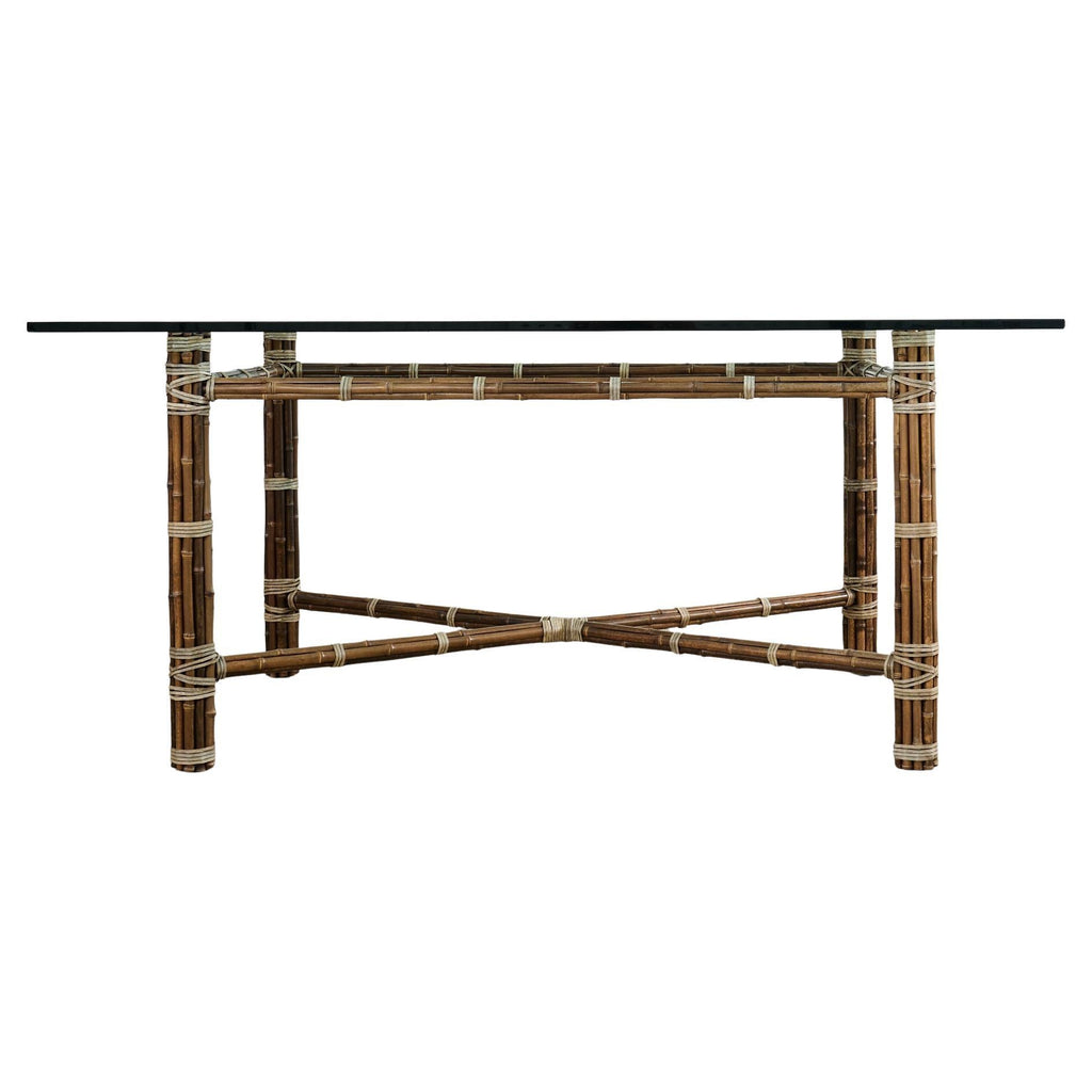 McGuire Organic Modern Rectangular Bamboo Dining Table