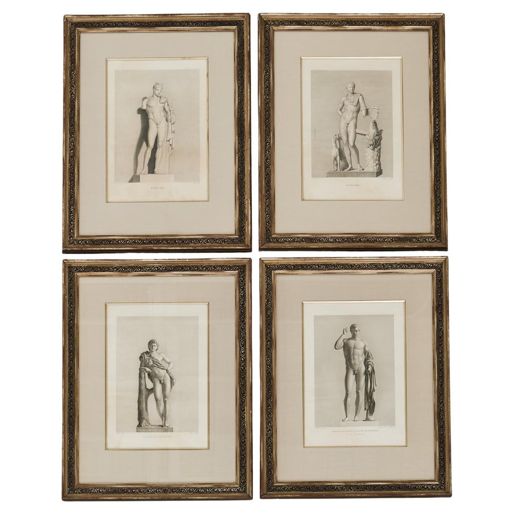 Set of Four Neoclassical Engravings After Jean Duchesne Aine