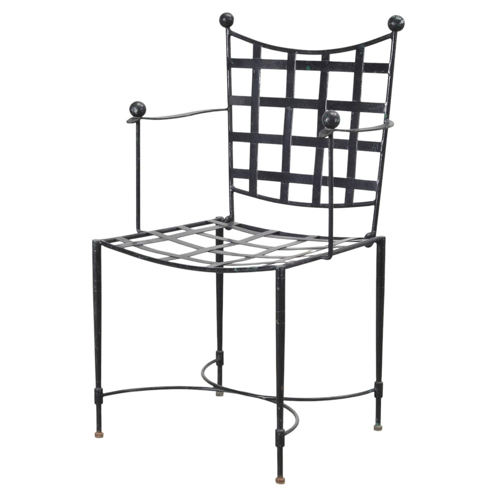 Mario Papperzini Mid-Century Amalfi Iron Patio Garden Armchair