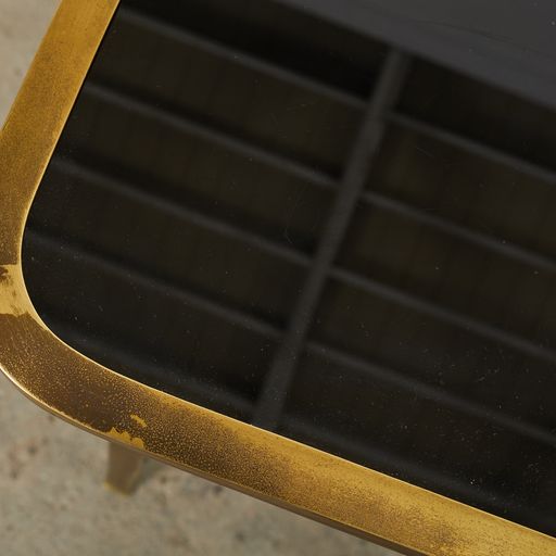 Vienna Secessionist Bronzed Metal Writing Table or Desk