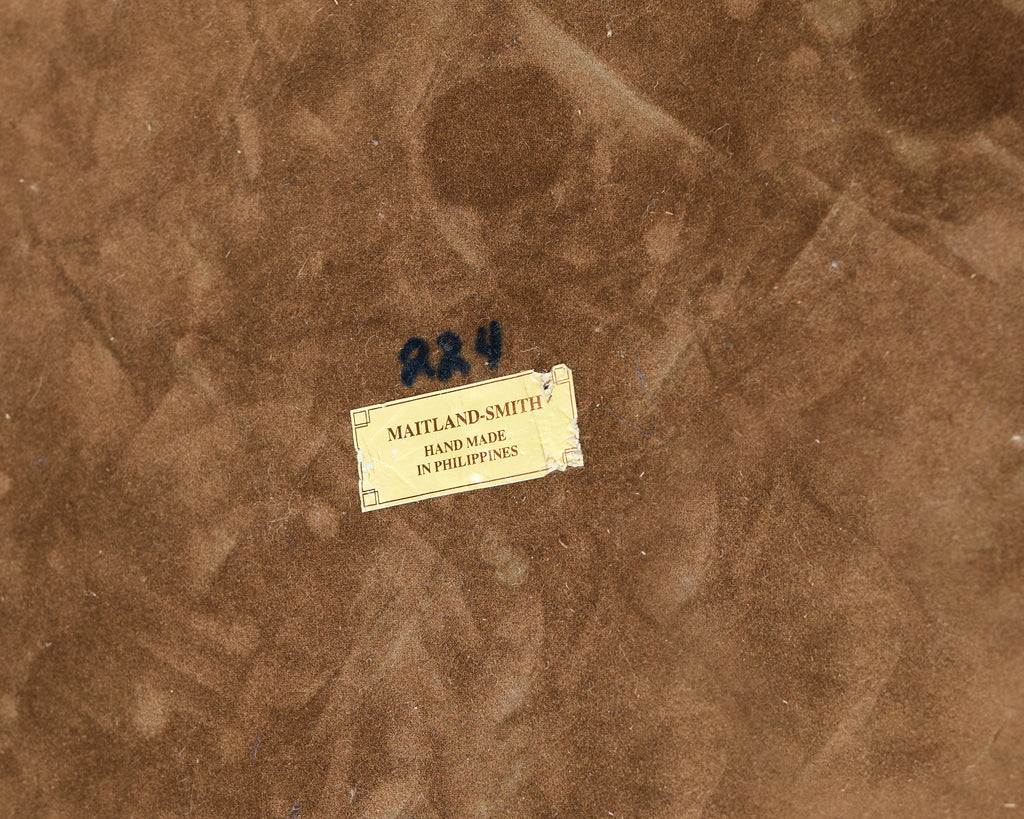 Pair of Maitland-Smith Bronze Monkey Ostrich Table Lamps