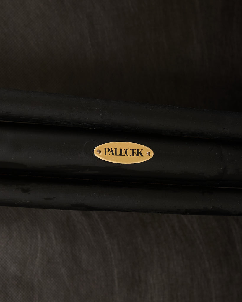 Palecek Art Deco Style Rattan Pencil Reed Settee