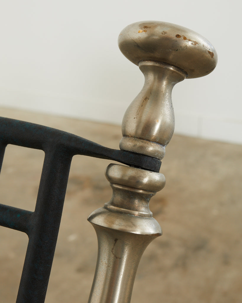 Set of Six Formations Neoclassical Style Iron Estate Chaise Longues