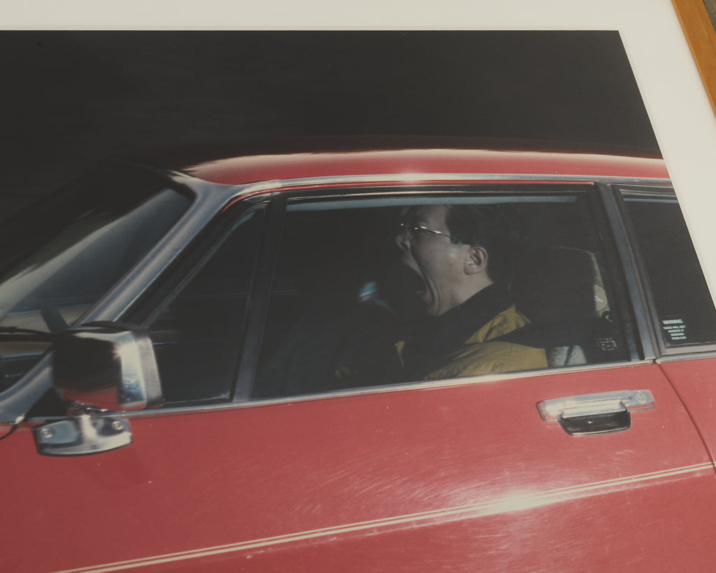 Andrew Bush Vector Portrait "Screaming Yawn" 1993