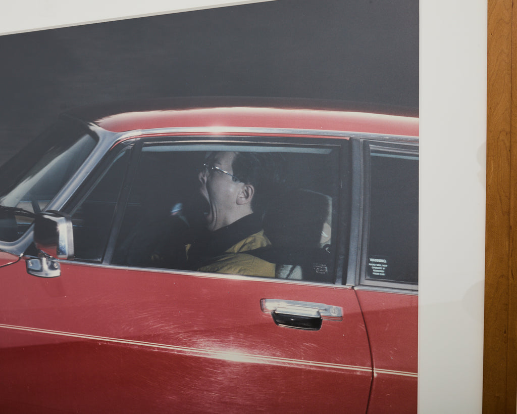 Andrew Bush Vector Portrait "Screaming Yawn" 1993