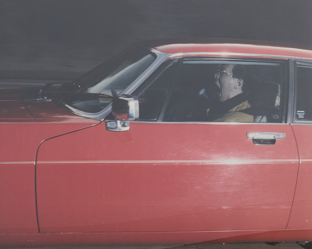 Andrew Bush Vector Portrait "Screaming Yawn" 1993