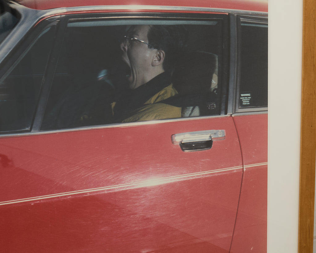 Andrew Bush Vector Portrait "Screaming Yawn" 1993